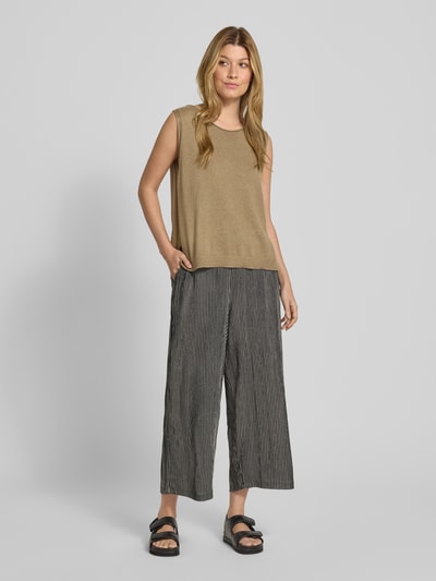 Tom Tailor Denim Regular Fit Culotte mit elastischem Bund Beige 1