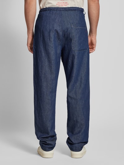 Replay Relaxed Fit Jeans mit Tunnelzug Jeansblau 5