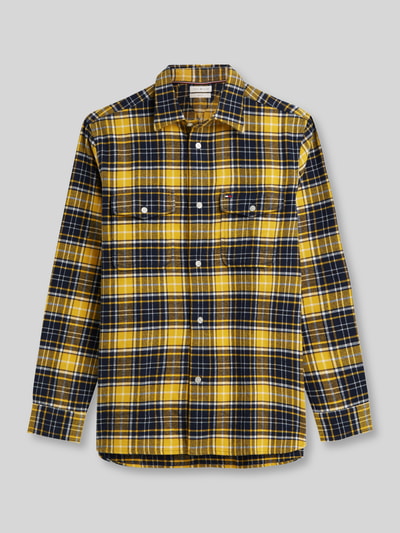 Tommy Hilfiger Regular Fit Freizeithemd aus reiner Baumwolle Marine 2