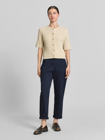 Raphaela By Brax Regular Fit Chino aus Baumwoll-Mix Modell 'CARRIE' Dunkelblau 1
