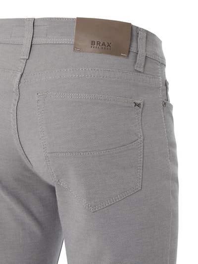 Brax Straight Fit Stoffhose mit Stretch-Anteil Modell 'Cadiz'  Graphit Melange 4