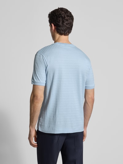BOSS Regular Fit T-Shirt aus reiner Baumwolle Modell 'THOMSON' Hellblau 5