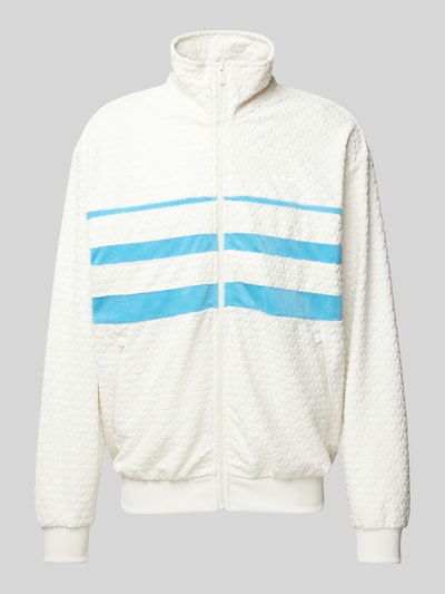 adidas Originals Traininigsjacke mit Strukturmuster Weiss 2