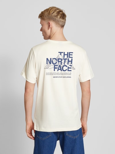 The North Face T-Shirt aus Viskose mit Label-Print Offwhite 5