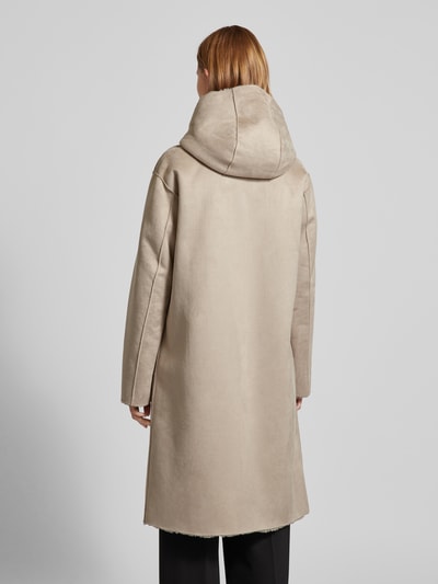 WHITE LABEL Jas met capuchon Taupe - 5