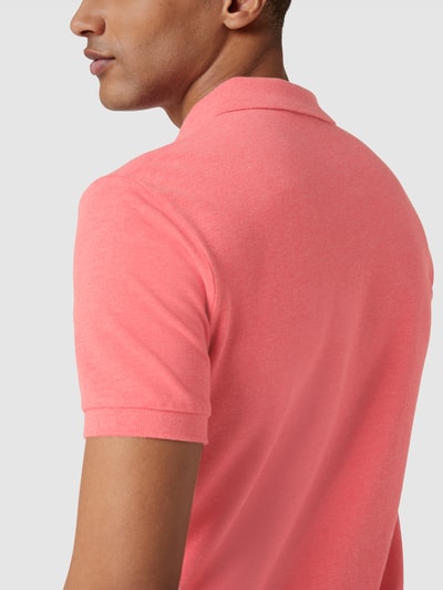 Polo Ralph Lauren Slim fit poloshirt met labelstitching Koraal - 3