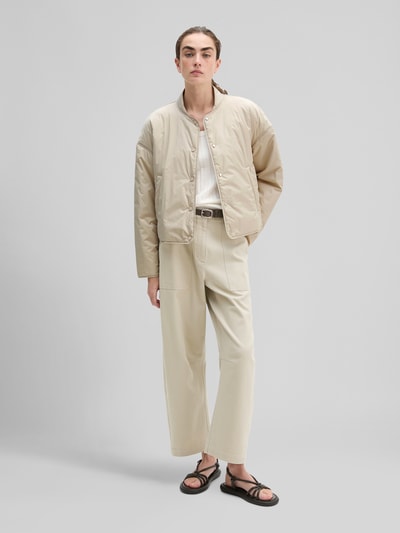 Marc O'Polo Comfort Fit Blouson aus Satin Sand 1
