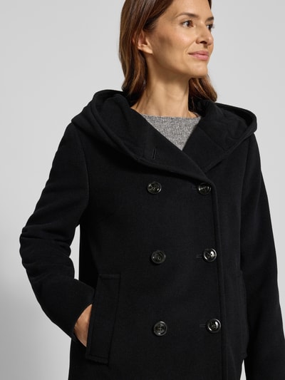 Gil Bret Wollmantel mit Kaschmir-Anteil Black 3