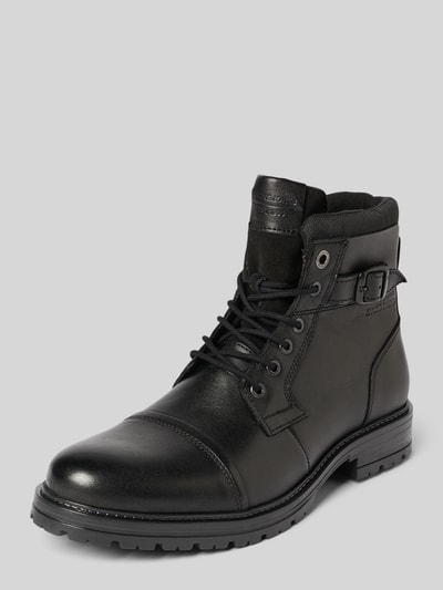 Jack & Jones Schnürstiefel mit Label-Detail Modell 'DEXTER' Black 1