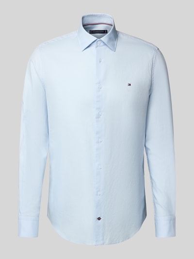 Tommy Hilfiger Regular fit zakelijk overhemd van twill Bleu - 2