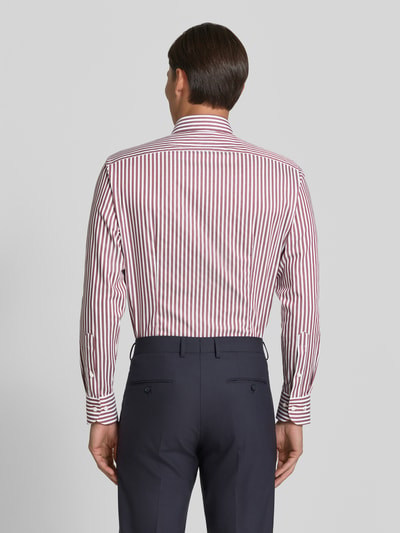 OLYMP Modern Fit Businesshemd aus reiner Baumwolle Bordeaux 5