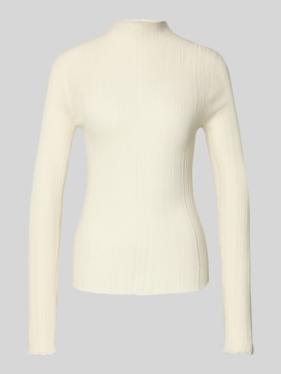 Samsøe Samsøe Strickpullover aus Wolle mit Strukturmuster Modell 'JOSE' Offwhite 2