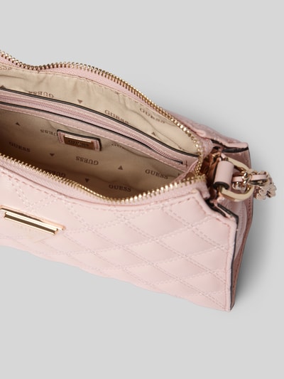 Guess Umhängetasche mit Steppnähten Modell 'GIULLY' Pink 5