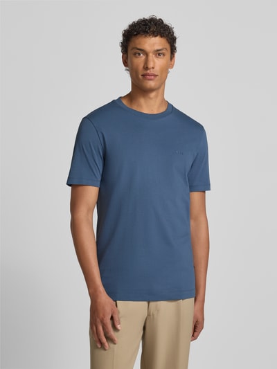 BOSS Regular Fit T-Shirt aus reiner Baumwolle Modell 'THOMPSON' Blau 4