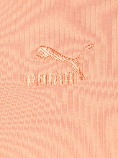 PUMA PERFORMANCE Crop Shirt mit Label-Stitching Apricot 4