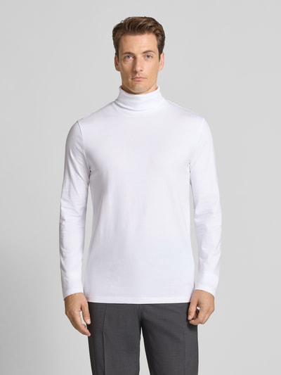 Lindbergh Shirt met lange mouwen en col Wit - 4