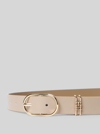 Tommy Hilfiger Ledergürtel mit ovaler Schnalle Beige 2