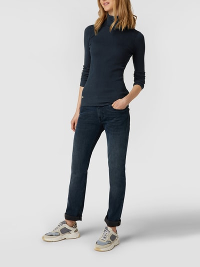 Lauren Ralph Lauren Rollkragenpullover mit Rippenstruktur Dunkelblau 1