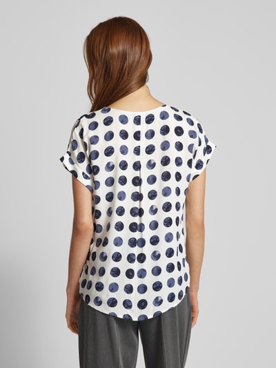 Montego Blusenshirt mit Allover-Print Dunkelblau 5