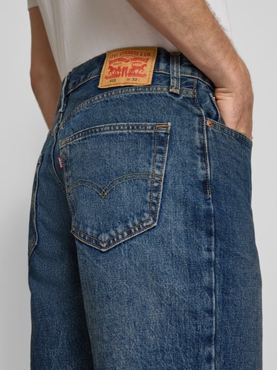 Levi's® Szorty jeansowe o luźnym kroju z wpuszczanymi kieszeniami Jeansowy niebieski 3