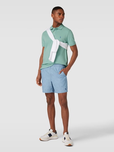 Polo Ralph Lauren Regular fit poloshirt in effen design Turquoise - 1