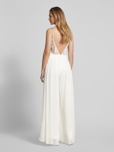 Laona Jumpsuit mit Spitzenbesatz Offwhite 5