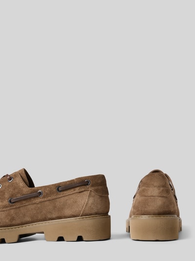 JOOP! SHOES Loafers aus Leder mit profilierter Sohle Beige 2