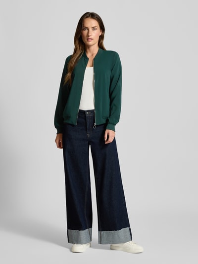 Vero Moda Regular fit blouson met ritssluiting, model 'COCO' Flessengroen - 1