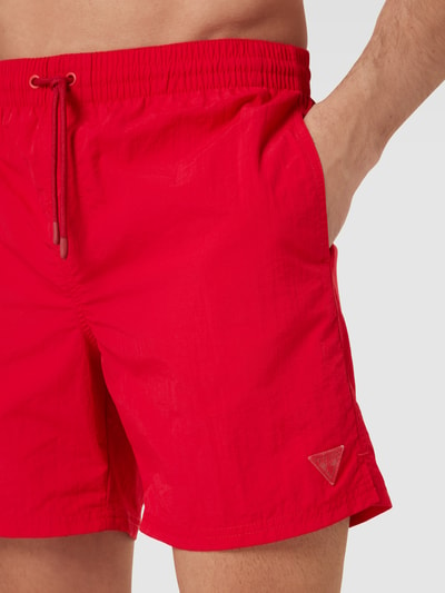 Guess Zwembroek met labeldetails Rood - 3