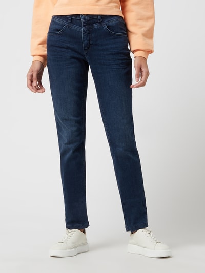 MAC Slim Fit Jeans mit Stretch-Anteil Modell 'Dream' Dunkelblau 4