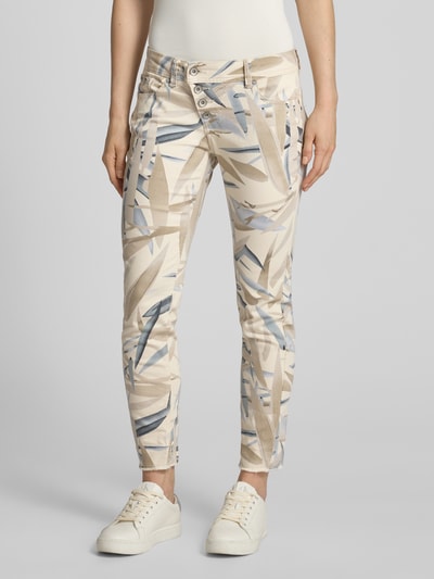 Buena Vista Spodnie materiałowe z 5 kieszeniami model ‘Malibu’ Trzcinowy 4