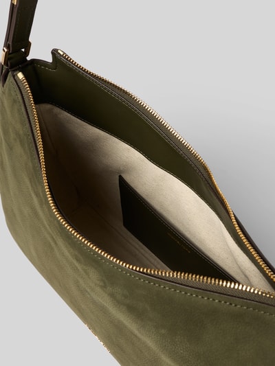 MICHAEL Michael Kors Umhängetasche in Leder-Optik Modell 'NOLITA' Oliv 5