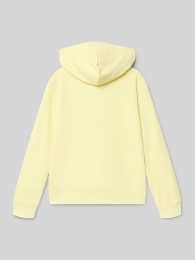 Champion Bluza z kapturem z mieszanki bawełny z wyhaftowanym logo Jasnożółty 3