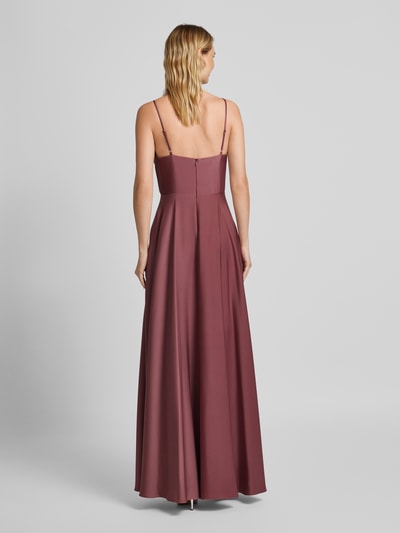 Laona Abendkleid mit Karree-Ausschnitt Altrosa 5