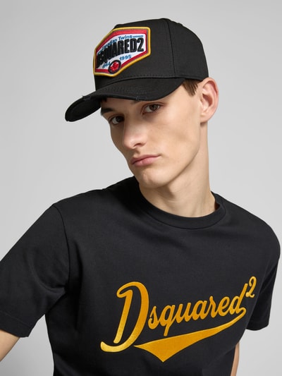 Dsquared2 Basecap mit Label-Stitching Black 1