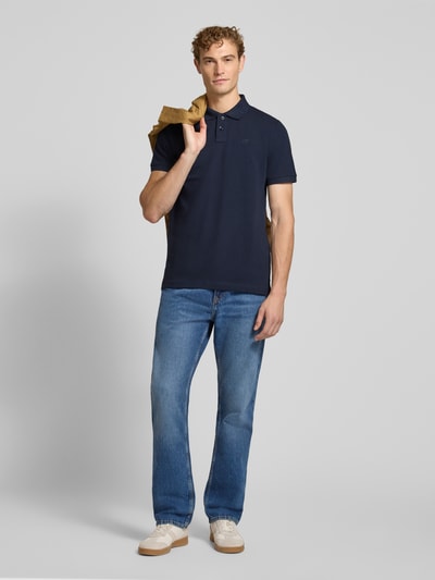 Tom Tailor koszulka polo o kroju regular fit z mieszanki bawełny Granatowy 1