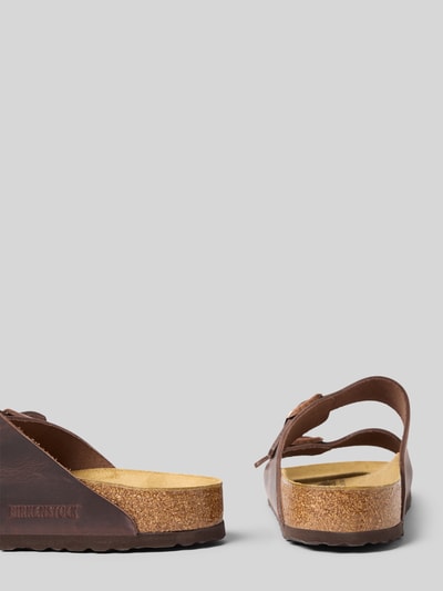 Birkenstock Sandalen van leer, model 'Arizona' Middenbruin - 2
