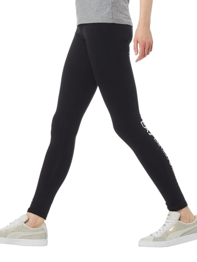 EA7 Emporio Armani Leggings mit Logo-Prints Black 5