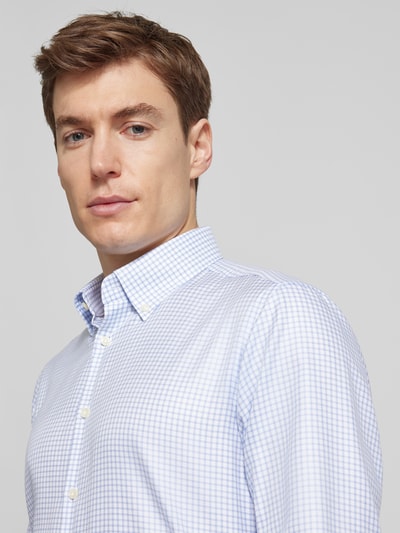 Christian Berg Men Regular Fit Business-Hemd mit Button-Down-Kragen Bleu 3