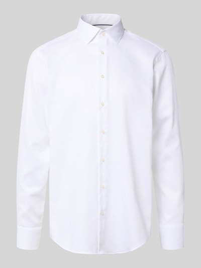 Christian Berg Men Regular fit zakelijk overhemd met kentkraag Wit - 2