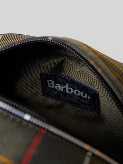 Barbour Toilettas met tartanmotief Kaki - 4