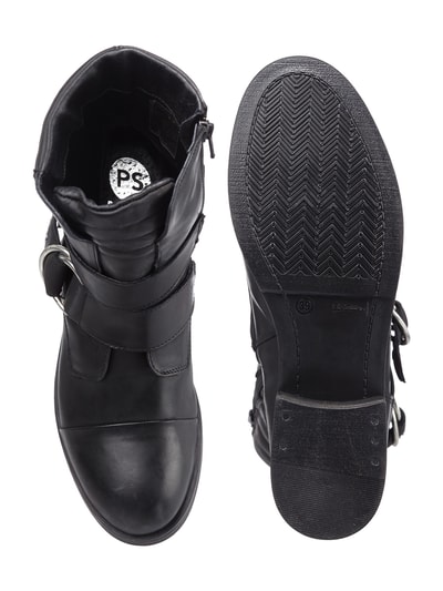 POELMAN B.V. Lederboots im Biker-Look Black 5