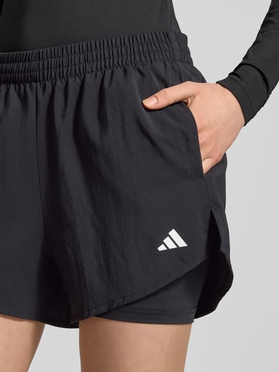 ADIDAS SPORTSWEAR Loose Fit Shorts im Double-Layer-Look Black 3