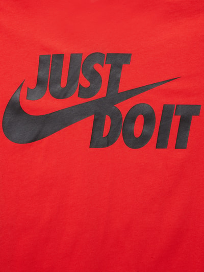 Nike T-Shirt mit Logo-Print Rot 2