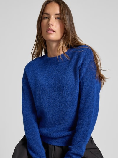 MSCH Copenhagen Gebreide pullover met ronde hals, model 'Festina Hope' Koningsblauw - 3