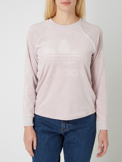 adidas Originals Sweatshirt aus Nicki mit Logo-Prägungen  Rose 4