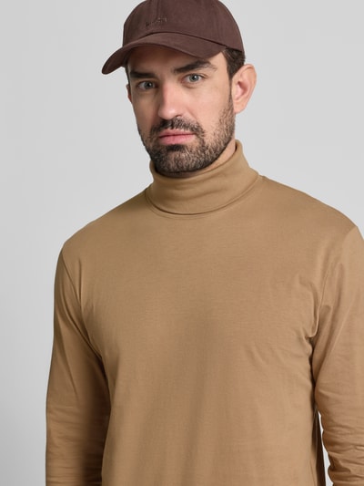 RAGMAN Shirt met lange mouwen en col Taupe - 3