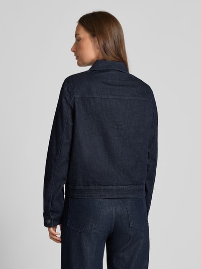 s.Oliver RED LABEL Boxy Fit Hemdjacke aus Denim Jeansblau 5