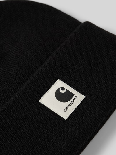 Carhartt Work In Progress Beanie mit Label-Patch Modell 'Ashley' BLACK 2