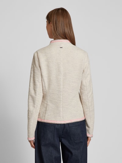 WHITE LABEL Blazer met effectgaren Ecru - 5